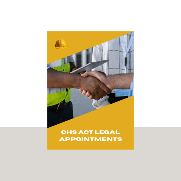 7 OHS Act Legal Appointments